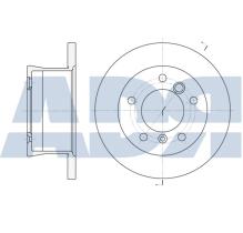 ADR 18532720 - DISCO DE FRENO ADAPTABLE A MERCEDES