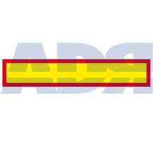 ADR 83055120 - PLACA VEHICULO LARGO 1130X195 R70 ALUMINIO
