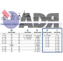 JOST B0101010203 - CJTO. PATAS MODUL 900/560 "S"