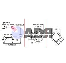 FIRESTONE W01M586334 - FUELLE COMPLETO DAF 1T19L11