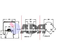 FIRESTONE W01M587380 - FUELLE COMPLETO ROR 1T19F12