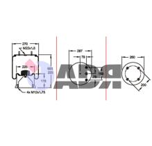 FIRESTONE W01M587502 - FUELLE COMPLETO LECITRAILER