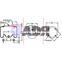 FIRESTONE W01M588172 - FUELLE CPLTO. P.PLASTIC. RENAULT