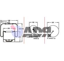 FIRESTONE W01M588512 - FUELLE CPTO MERCEDES 1R7Z595330