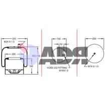 FIRESTONE W01M588514 - FUELLE CPTO. MB ACTROS