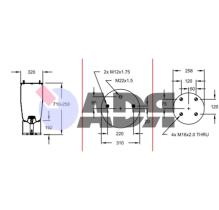 FIRESTONE W01M588610 - FUELLE COMPLETO LECIÑENA 725 A.L.