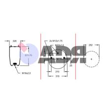 FIRESTONE W01M588611 - FUELLE (FSC) BPW 36-1