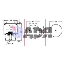 FIRESTONE W01M588612 - FUELLE CPTO. SAF