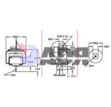 FIRESTONE W01M588660 - FUELLE IVECO CPLTO.(FPM) DCHO.