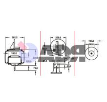 FIRESTONE W01M588661 - FUELLE IVECO CPLTO.(FPM) IZQ.