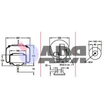 FIRESTONE W01M588662 - FUELLE IVECO CPLTO.(FPM)