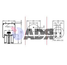 FIRESTONE W01M588666 - FUELLE COMPLETO