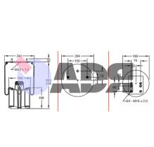 FIRESTONE W01M588668 - FUELLE COMPLETO