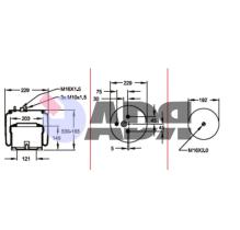 FIRESTONE W01M588679 - FUELLE COMPLETO DAF 1T15LLR5