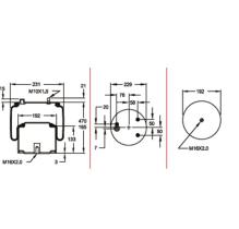 FIRESTONE W01M588683 - FUELLE COMPLETO DAF 1T15LNR3