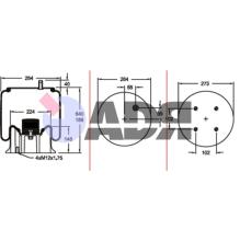 FIRESTONE W01M588747 - FUELLE CPTO MB/HENDRICKSON 1T17B11