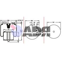 FIRESTONE W01M589706 - FUELLE CPLTO. P.METALICO VOLVO