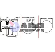 FIRESTONE W01M589707 - FUELLE CPTO. VOLVO FH 1T17SR6.5