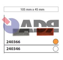 VIGNAL 240366 - PLACA ADHESIVA 105X45 NARANJA