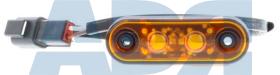 VIGNAL 104450 - FE04 LED Luz de Posición Delantera LED 24V Ámbar Renault