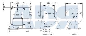 FIRESTONE W01M588545 - FUELLE VOLVO EURO 6