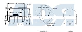 FIRESTONE W01M586095 - FUELLE CPLTO. 1T17 HR SERIES MB ACTROS MP4