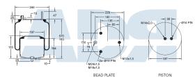 FIRESTONE W01M586088 - FUELLE CPLTO. 1T15 J SERIES VOLVO FH4/FM4