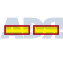 ADR 83055105 - KIT PLACAS VEHICULO LARGO 565X195X1 R70 ADHESIVO
