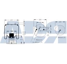ADR 51743905 - * EN PROYECTO * FUELLE CPLTO. EJE VALX LECITRAILER Ø 300