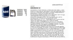 ADR 80250016 - ACEITE TRANSMISION AUTOMATICA ATF DEXRON VI